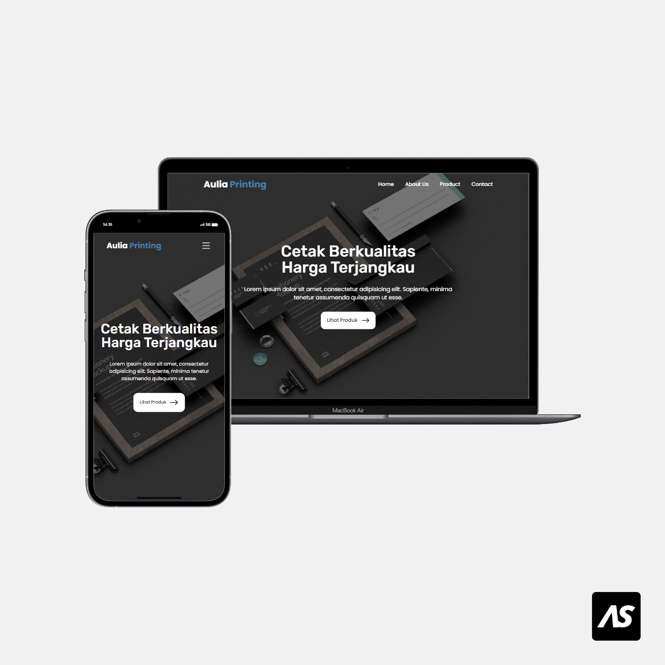 Aulia Printing Website